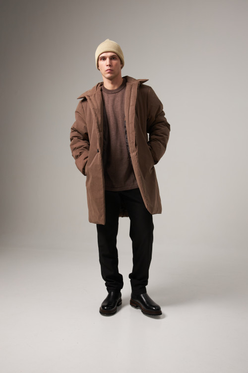 Куртка-тренч Winter, коричневый - 2
